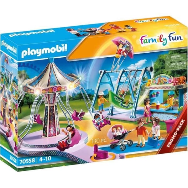 PLAYMOBIL - 70558 - Nöjespark - Flerfärgad - Unisex - Barn