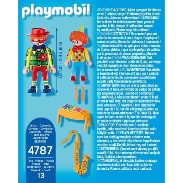 PLAYMOBIL Special Plus - Musikaliska clowner - 4787 - Mixat - Från 4 år