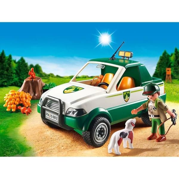 PLAYMOBIL - Skogsvaktare med pick-up - Country - La Maison Forestière - Blandat - 4 år