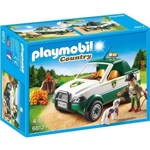 PLAYMOBIL - Skogsvaktare med pick-up - Country - La Maison Forestière - Blandat - 4 år