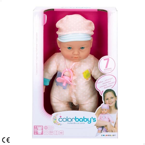 Vauvanukke Colorbaby 22,5 x 32 x 10 cm 6 osaa