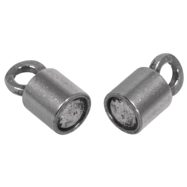Magnetlås i rostfritt stål, platina, tab-bag 1 st
