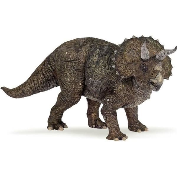 Triceratops-figur - Papo - Dinosaurier - Realistisk och detaljerad - Från 3 år