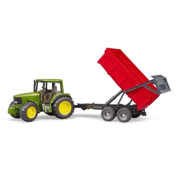 Traktor med tippvagn - BRUDER - JOHN DEERE 6920 - All terräng - Barnleksak