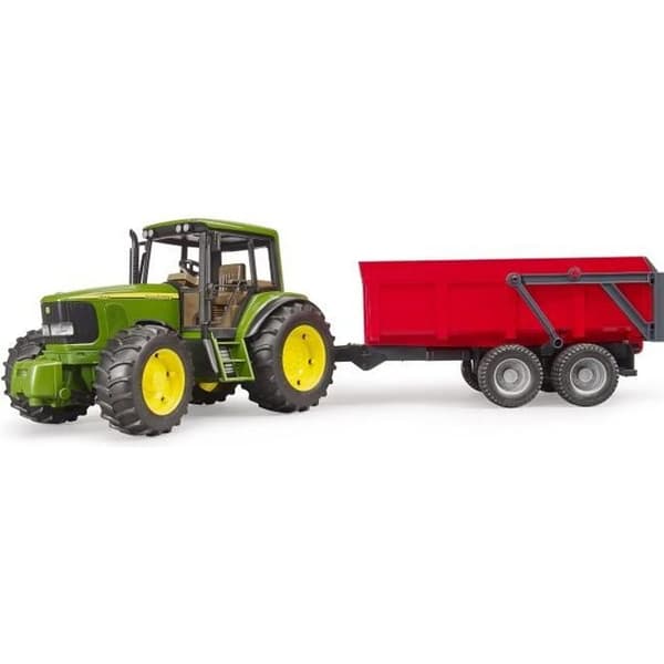 Traktor med tippvagn - BRUDER - JOHN DEERE 6920 - All terräng - Barnleksak