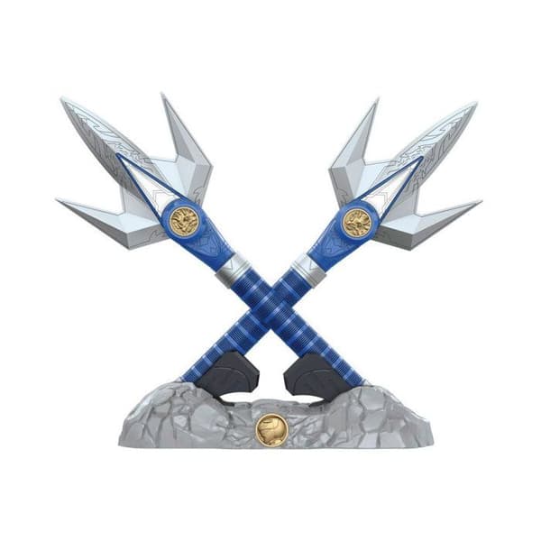 Power Rangers Mighty Morphin Ranger Azul elektronisk lans