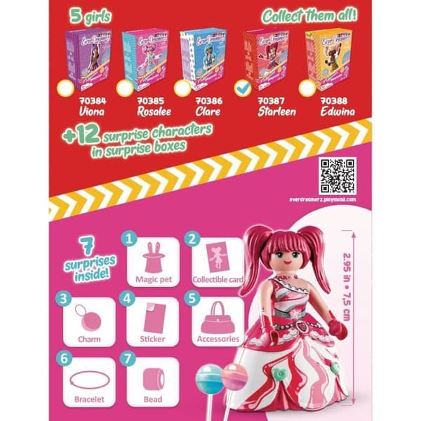 PLAYMOBIL - Everdreamerz - Starleen - Innehåller 1 karaktär och många tillbehör