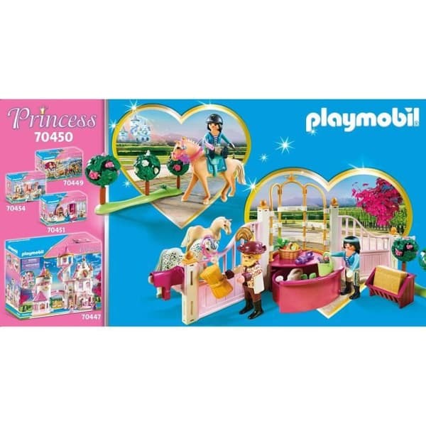 PLAYMOBIL - 70450 - Prinsessa med hästar och instruktör