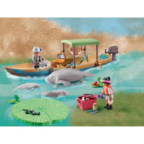 PLAYMOBIL - 71010 - Wiltopia - Kanot och sjökor - Över 80 % återvunnet eller biomaterial