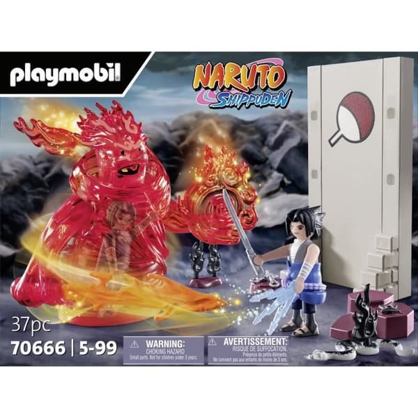 PLAYMOBIL 70666 Sasuke vs. Itachi, Naruto, Heroes from Manga Ninja, Naruto Shippuden, Från 5 år gammal
