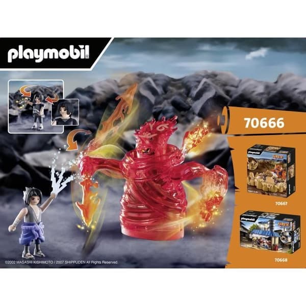 PLAYMOBIL 70666 Sasuke vs. Itachi, Naruto, Heroes from Manga Ninja, Naruto Shippuden, Från 5 år gammal