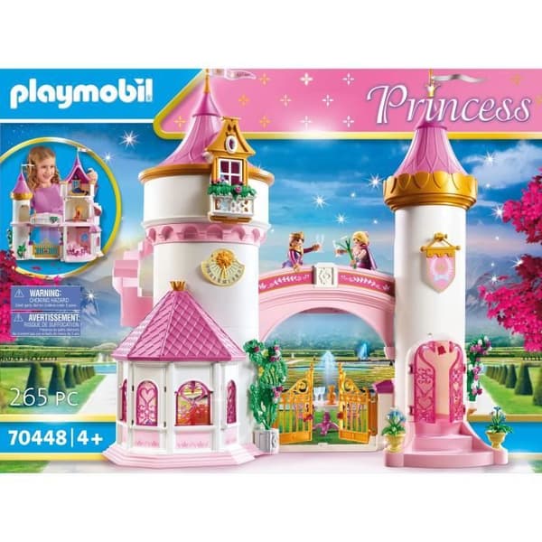 PLAYMOBIL 70448 Princess Palace, 265 bitar, 2 tecken ingår, från 4 år och uppåt