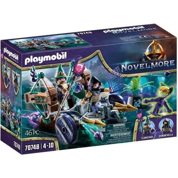 PLAYMOBIL - 70748 - Novelmore - Violet Vale - Katapultfordon för barn från 4 år och uppåt