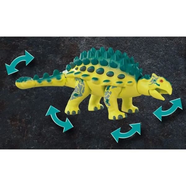 PLAYMOBIL - 70626 - Dino Rise - Saichania och robotsoldat - Blandat - 73 stycken