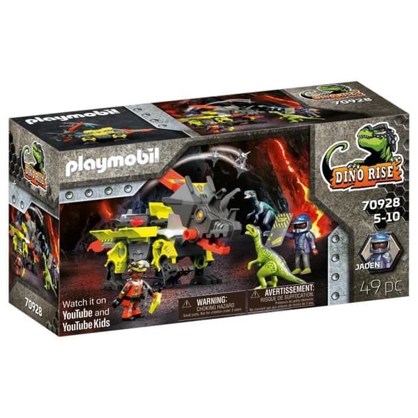 Playmobil - 70928 - Dino Rise - Combat Robot-Dino - Med 2 karaktärer och tillbehör
