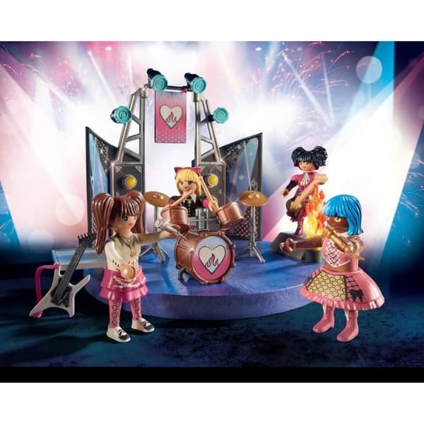 PLAYMOBIL 71042 Rockgrupp, Kampanjmusiker, City Life School, Från 4 år