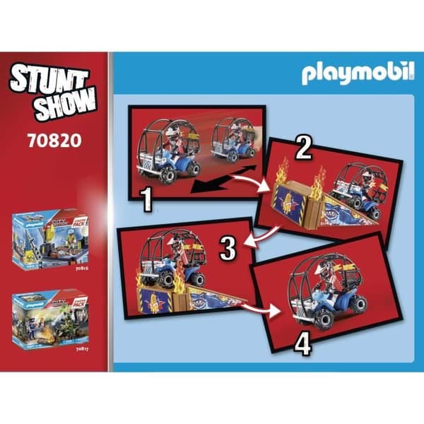 PLAYMOBIL - 70820 - Startpaket - Stuntshow med ramp