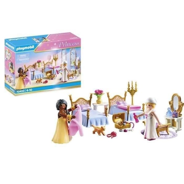 PLAYMOBIL 70453 Princess sovrum med toalettbord, Princesses, 73 delar, från 4 år och uppåt