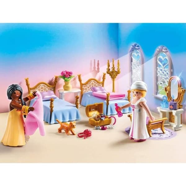 PLAYMOBIL 70453 Princess sovrum med toalettbord, Princesses, 73 delar, från 4 år och uppåt