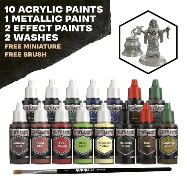 GAME MASTER: Wilderness Adventures Role-Playing Paint Set