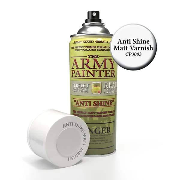 Army Painter Base Primer Spray - Anti Shine Matt Varnish