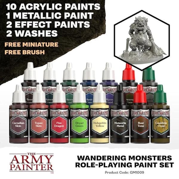 GAME MASTER: Wandering Monsters Role-Playing Paint Set