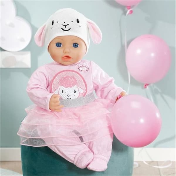 BABY Annabell Doll Deluxe Glitter Set 43cm - ZAPF CREATION - Tjej - Rosa - Från 3 år