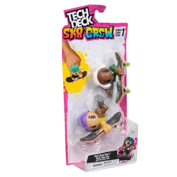 SPIN MASTERPACK MED 2 SK8 CREW Teak Deck (assorterad)