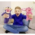 Miniatyrbillede 7 af 7: Bamse med Lyd Simba Screamerz Abe 30 cm Lilla
