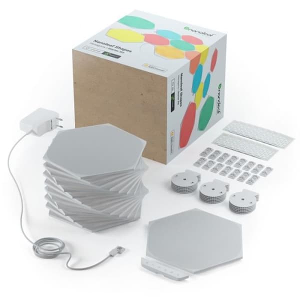 Nanoleaf Smart Light Panels, Flerfärgad (RGBW) - NL42-6002HX-15PK