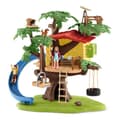 Miniatyrbild 2 av 8: Äventyrsträdkoja, låda med 60 detaljerade bitar med gunga, 2 barnfigurer och djurfigurer,
