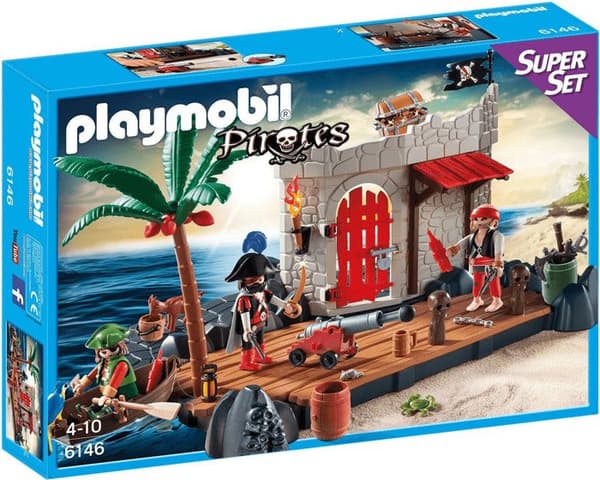 PLAYMOBIL 6146 Pirate Island Super Set