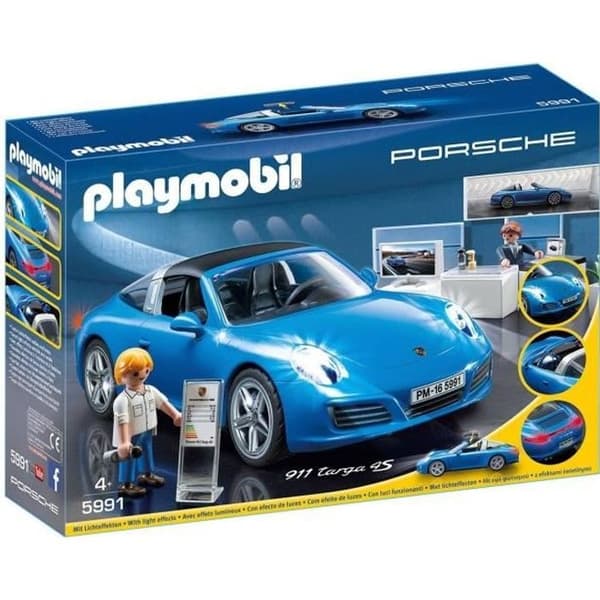 PLAYMOBIL 5991 - Sport & Action - Porsche 911 Targa 4S bil med ljuseffekter