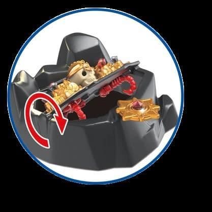 PLAYMOBIL - Pirates and Royal Treasure - The Pirates of Darkness - Innehåller 2 karaktärer och tillbehör
