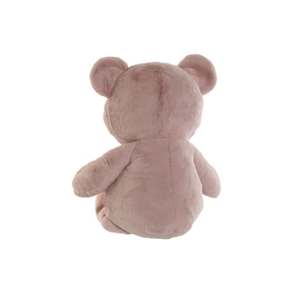 Bamse Home ESPRIT Brun Grå Pink Polyester Dyr 28 x 22 x 32 cm (4 enheder)