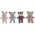 Miniatyrbillede 1 af 4: Bamse Home ESPRIT Brun Grå Pink Polyester Dyr 28 x 22 x 32 cm (4 enheder)
