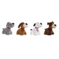 Miniatyrbilde 1 av 3: Bamse Home ESPRIT Hvit Brun Grå Polyester Hund 22 x 21 x 26 cm (4 enheter)