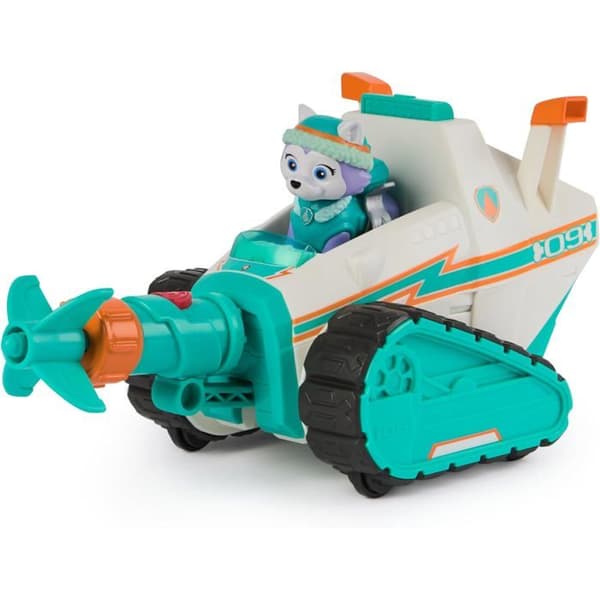 Funktionsfordon - PAW PATROL - Everest - Snow Truck - Avtagbara figurer - från 3 år och uppåt
