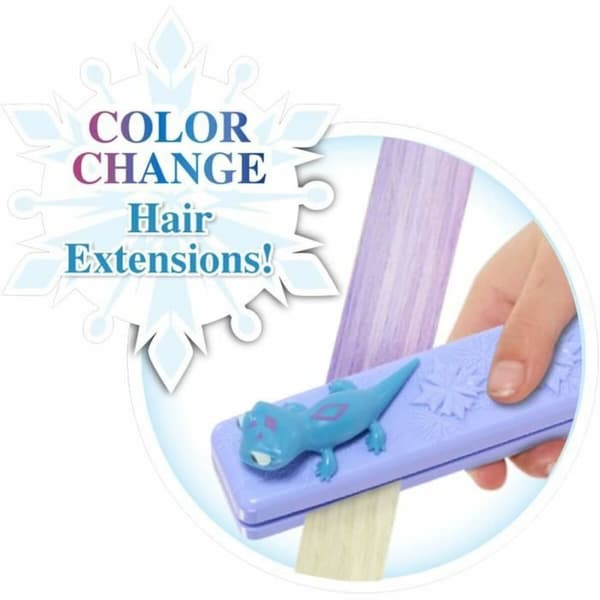 Babydukke med tilbehør Frozen Elsa Deluxe Styling Head