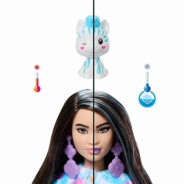 Vauvanukke ja tarvikkeet Barbie Zebra Doll Colorful Dream