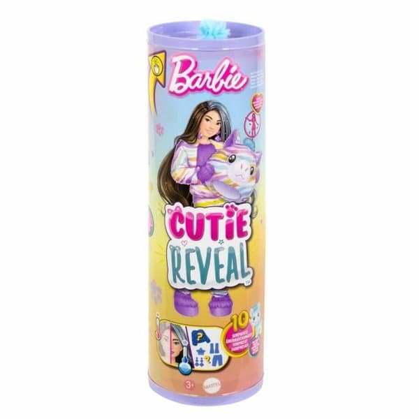 Vauvanukke ja tarvikkeet Barbie Zebra Doll Colorful Dream