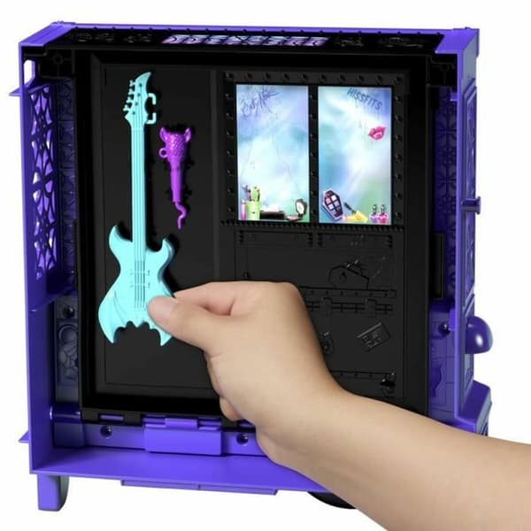 Babydukke med tilbehør Monster High Tour Bus Rock Sang-sationnel