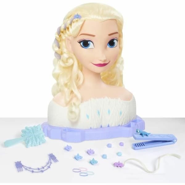 Vauvanukke ja tarvikkeet Frozen Elsa Deluxe Styling Head