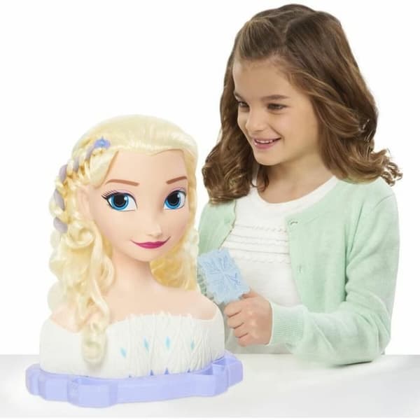 Vauvanukke ja tarvikkeet Frozen Elsa Deluxe Styling Head