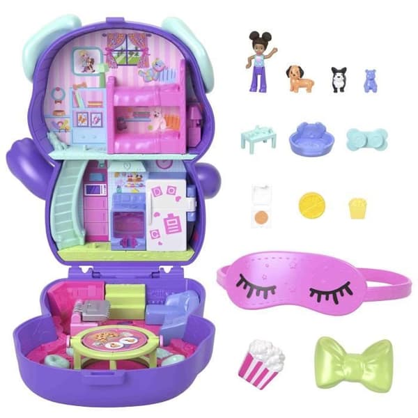 Polly Pocket - Festlig hundvalp pyjamasfest - Resleksak - 4 år+ - JCR38