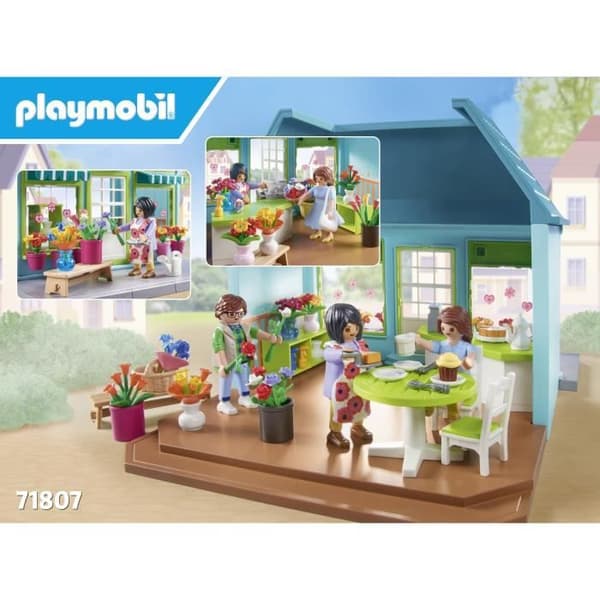 PLAYMOBIL 71807 Blomsterbutik och te-salong