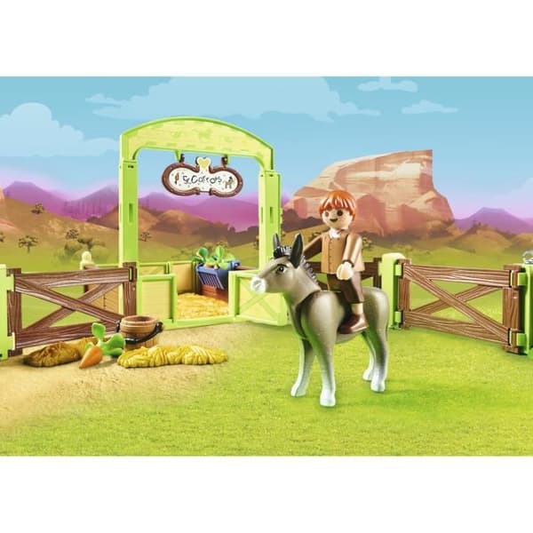 PLAYMOBIL - Spirit - La Mèche och Monsieur Morot med låda - Blandat - Från 4 år