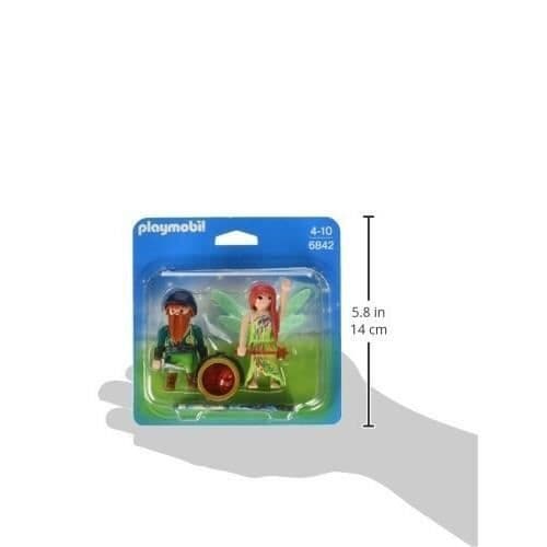PLAYMOBIL - Fairy and Forest Dwarf - Modell 6842 - Blandat - Från 4 år
