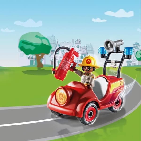 PLAYMOBIL - 70828 - DUCK ON CALL - Brandbil i plast för barn