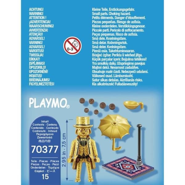 PLAYMOBIL - 70377 - Gatukonstnär - Playmobil City Life-sortiment - Ålder 4 år - 15 stycken